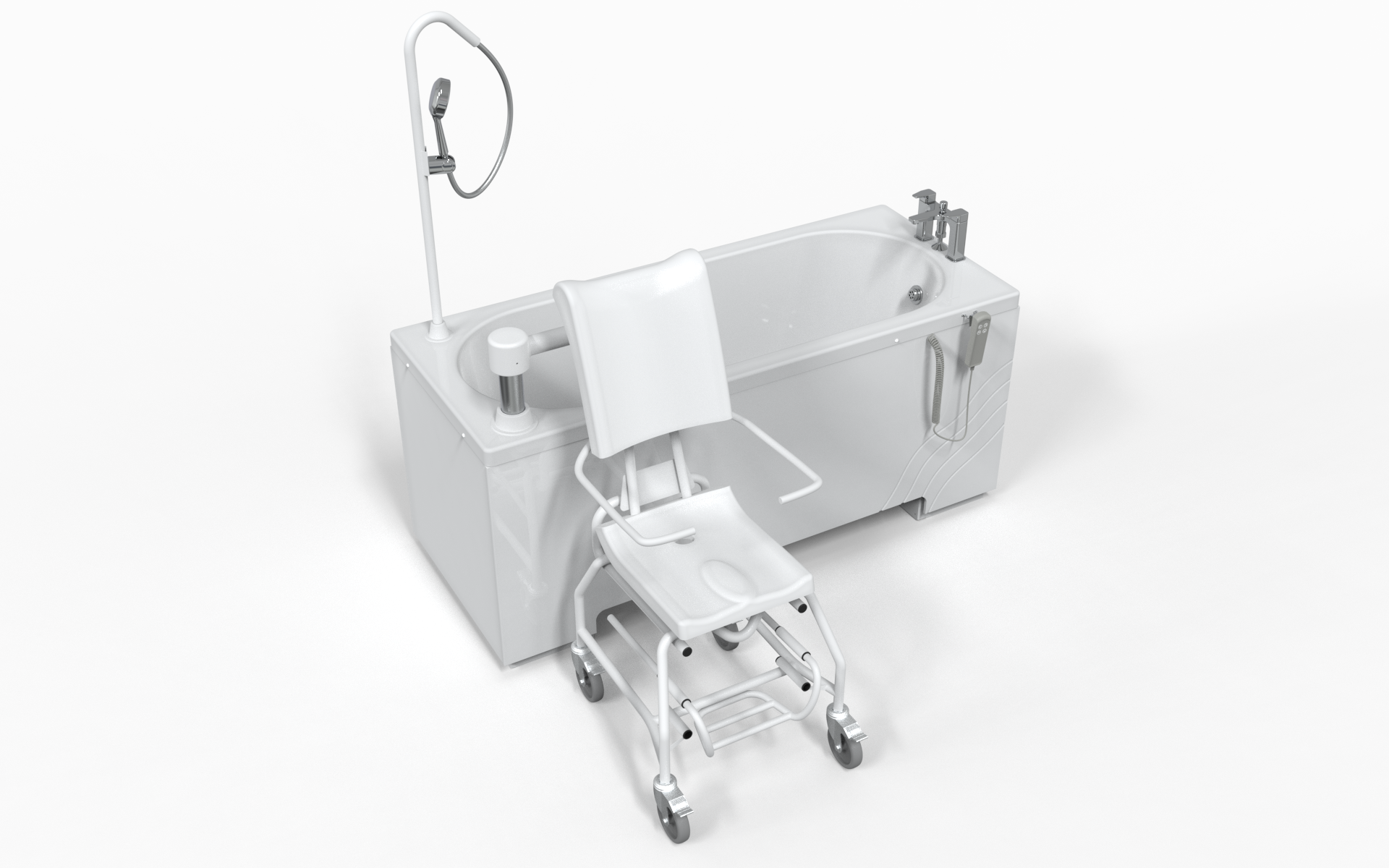The Detachable Seat and Transporter System Protec Baths